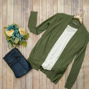 Soft Olive Green Cardigan